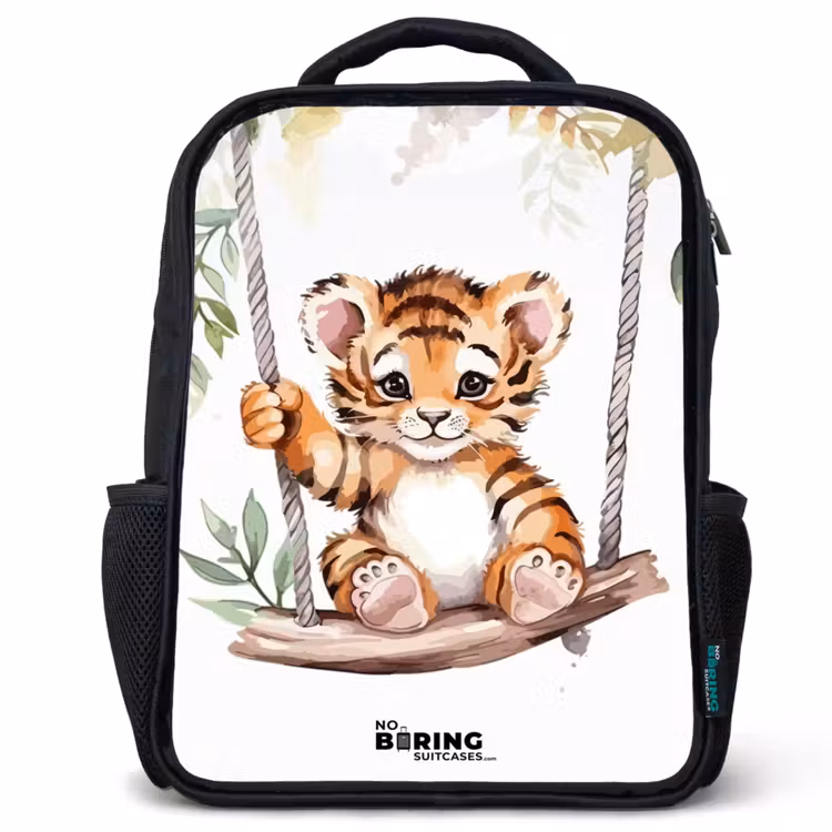 Sac à dos enfant - Noir - Tigre Timo — 1