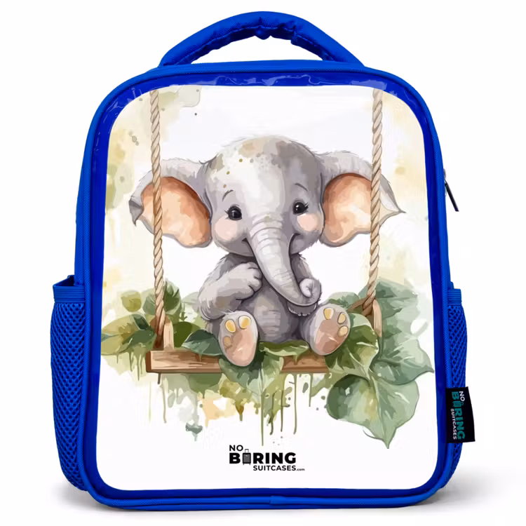 Sac à dos enfant - Bleu - Éléphant d'Onno — 1