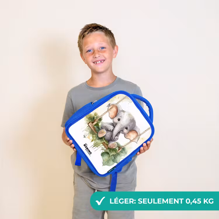 Sac à dos enfant - Bleu - Éléphant d'Onno — 3