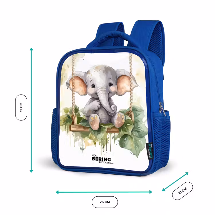Sac à dos enfant - Bleu - Éléphant d'Onno — 6
