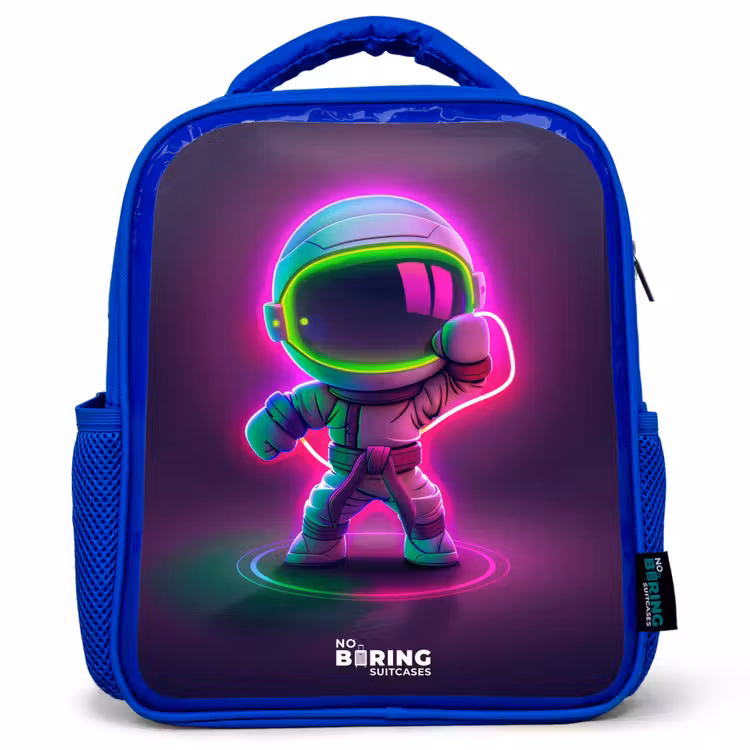 Sac à dos enfant - Bleu - Espace karaté néon — 1