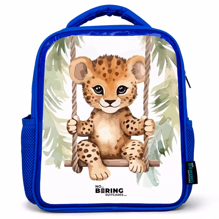 Sac à dos enfant - Bleu - Levi léopard — 1