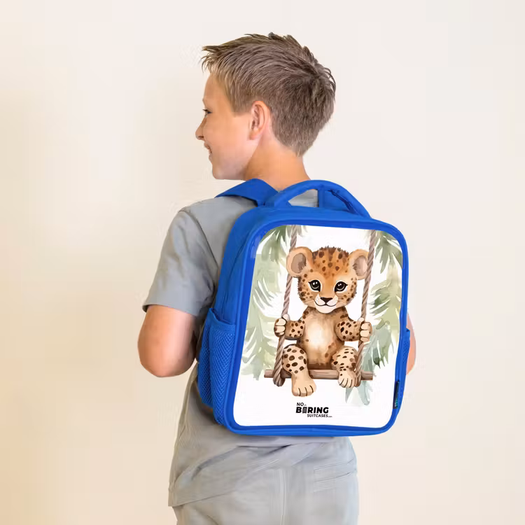 Sac à dos enfant - Bleu - Levi léopard — 2