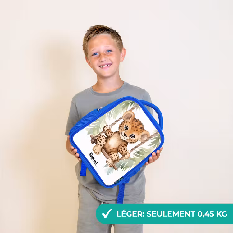 Sac à dos enfant - Bleu - Levi léopard — 3