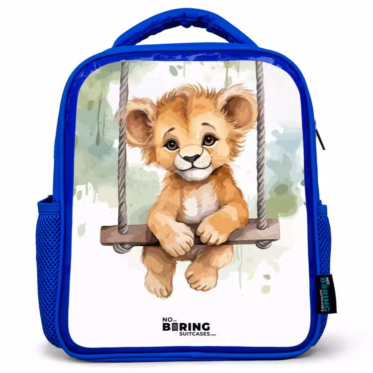 Sac à dos enfant - Bleu - Lucas lion — 1