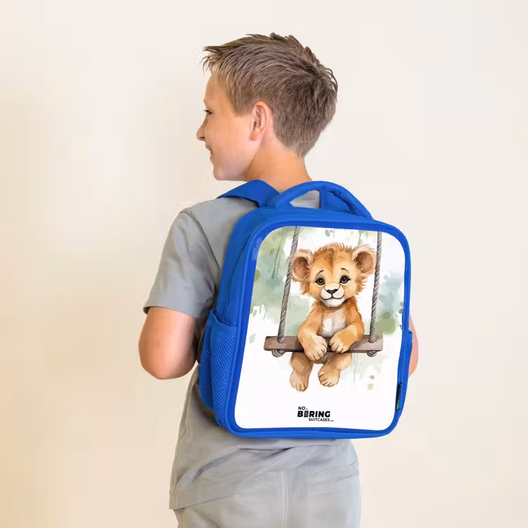Sac à dos enfant - Bleu - Lucas lion — 2