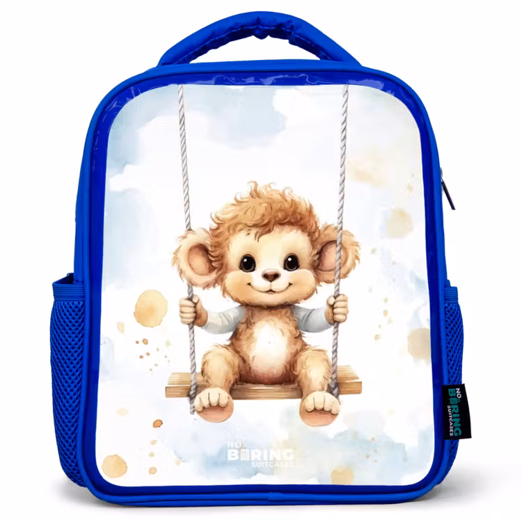 Sac à dos enfant - Bleu - Singe Axel — 1