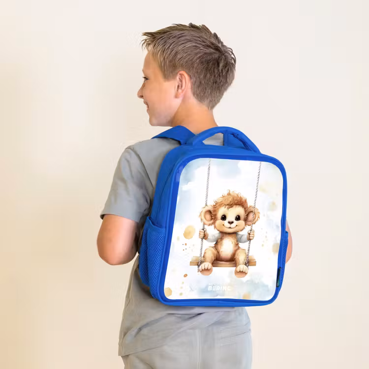 Sac à dos enfant - Bleu - Singe Axel — 2