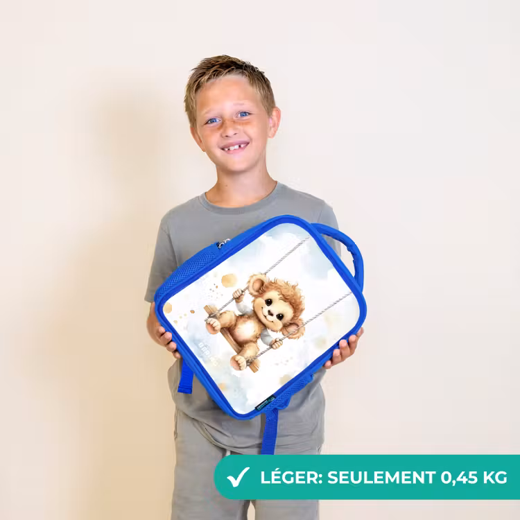 Sac à dos enfant - Bleu - Singe Axel — 3