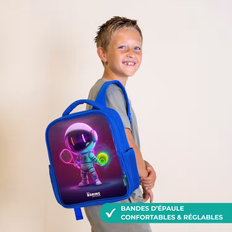 Sac à dos enfant - Bleu - Tennis de l'espace — 4