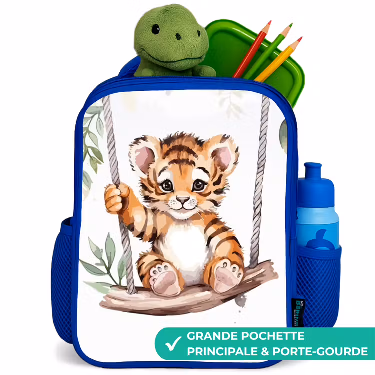 Sac à dos enfant - Bleu - Tigre Timo — 5