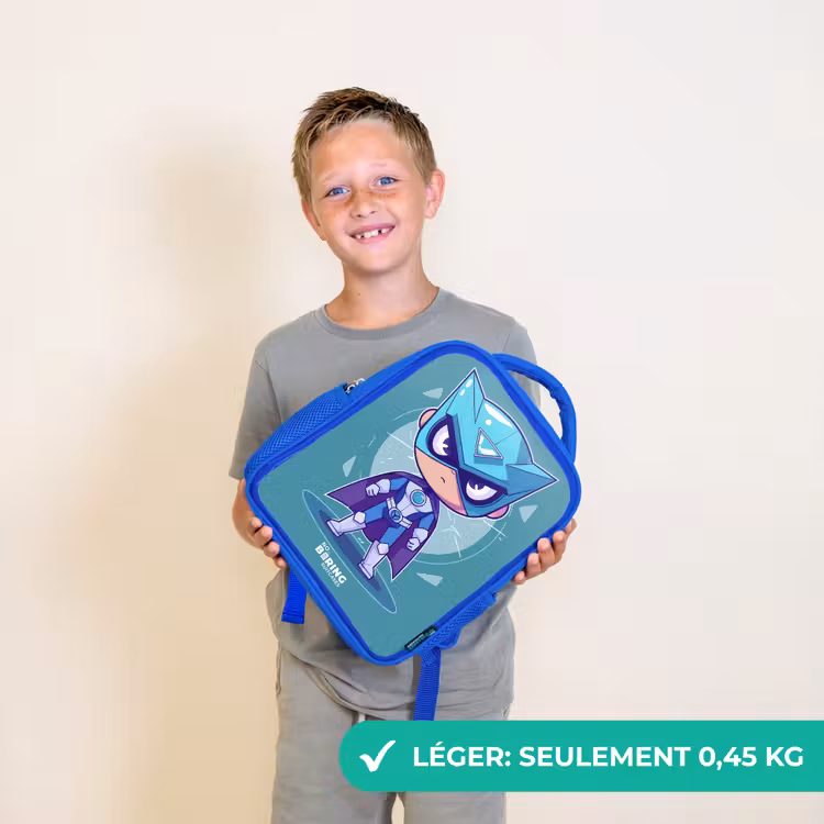 Sac à dos enfant - Bleu - Tornade turquoise — 3