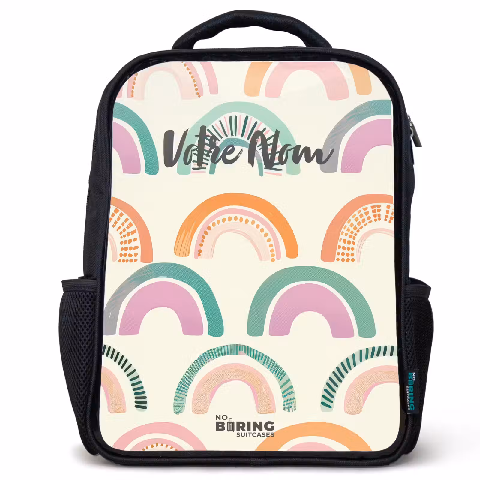 Sac à dos enfant - Noir - Arcs-en-ciel — 1