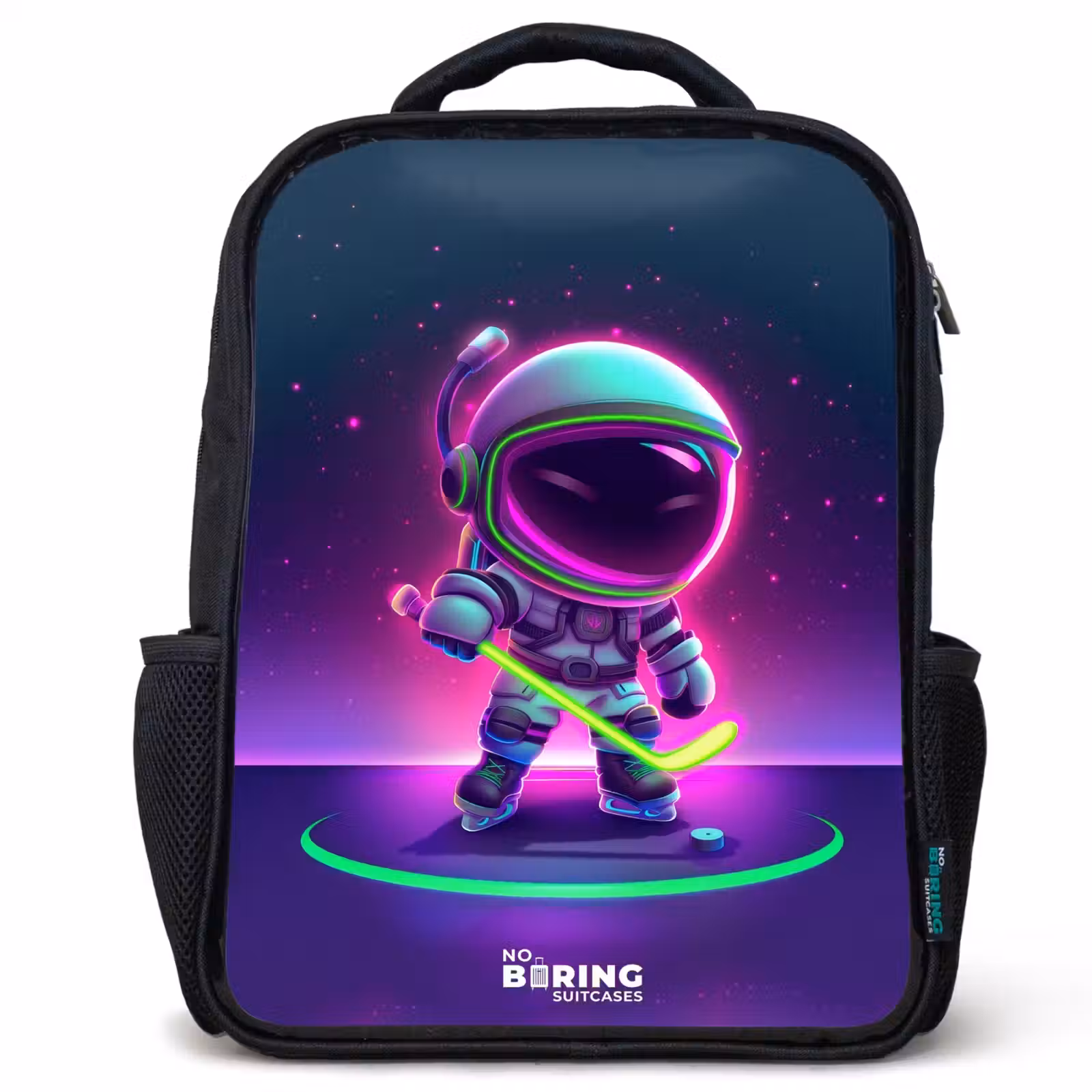 Sac à dos enfant - Noir - Hockey dans l'espace — 1