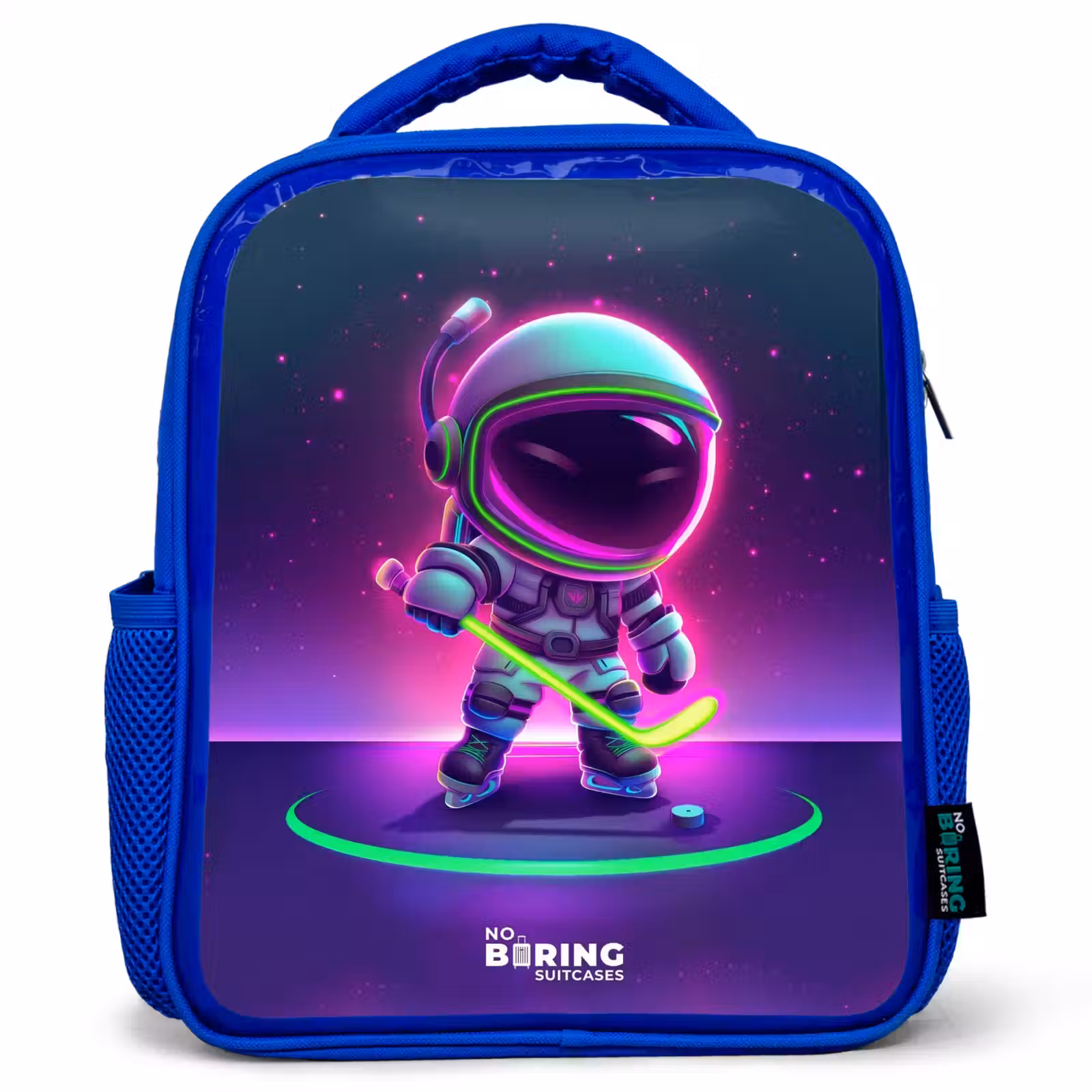Sac à dos enfant - Bleu - Hockey dans l'espace — 1