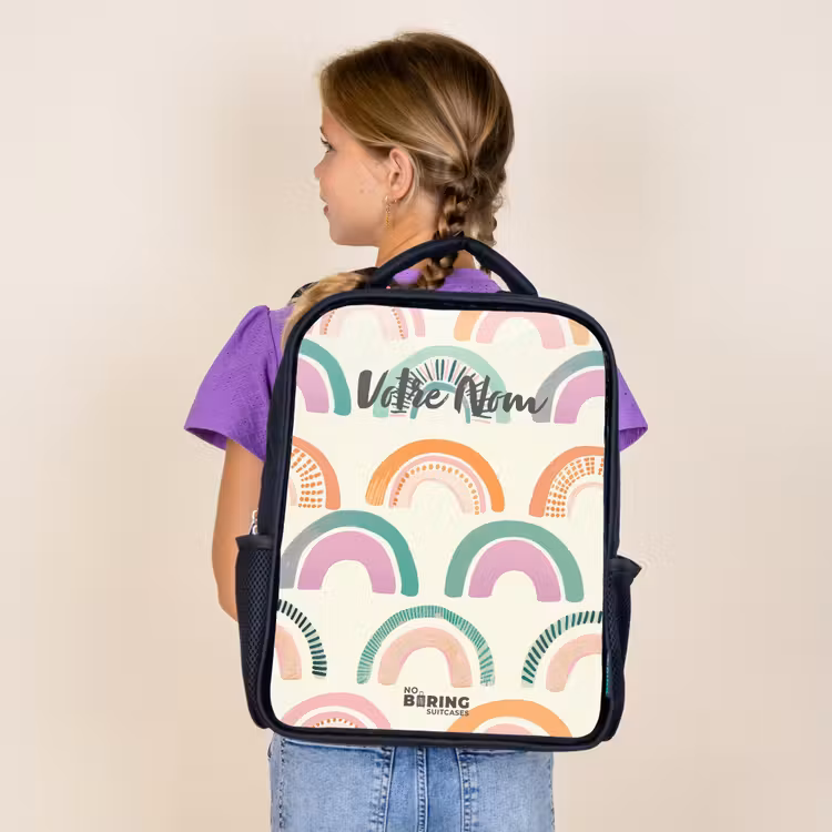 Sac à dos enfant - Noir - Arcs-en-ciel — 4