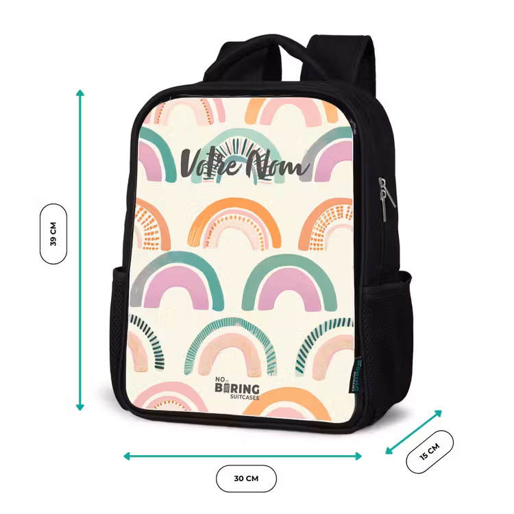 Sac à dos enfant - Noir - Arcs-en-ciel — 8