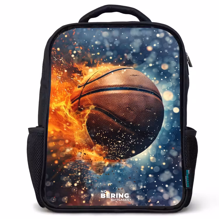 Sac à dos enfant - Noir - Basket-ball en pleine effervescence — 1