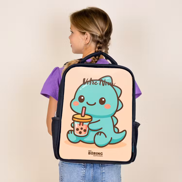 Sac à dos enfant - Noir - Kawai - Dino - Bubbletea — 4
