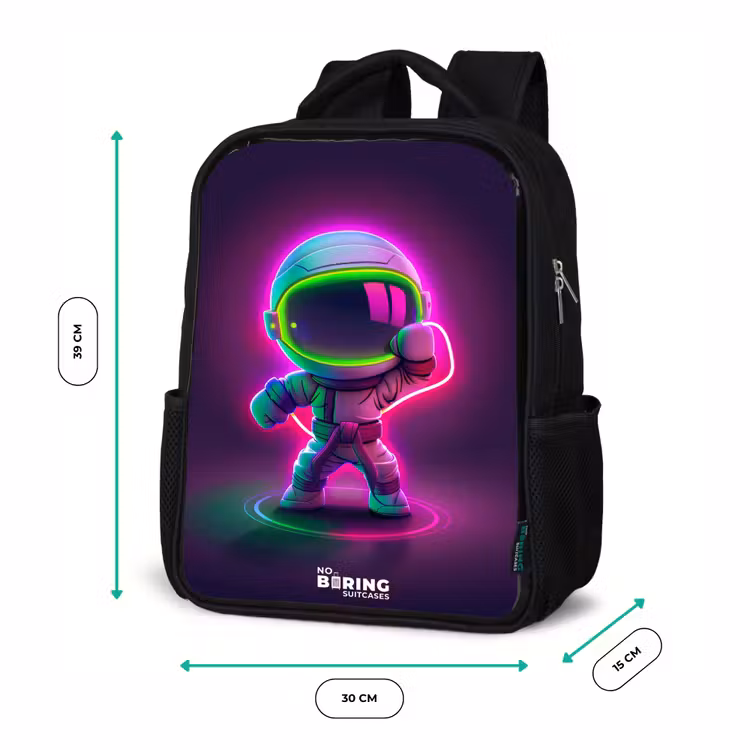 Sac à dos enfant - Noir - Espace karaté néon — 8