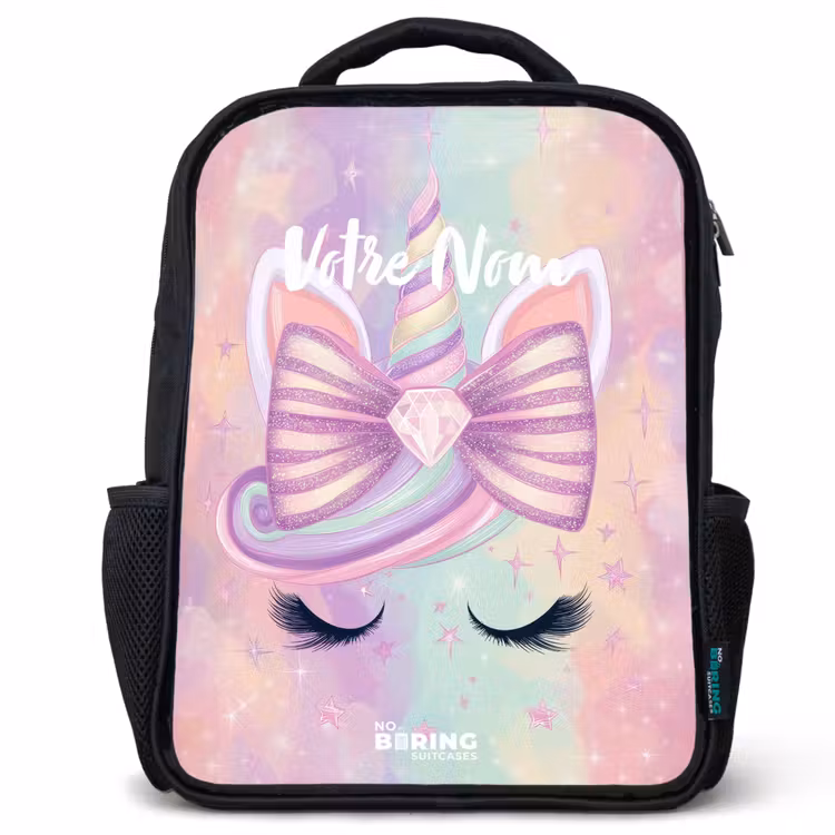 Sac à dos enfant - Noir - Licorne — 1