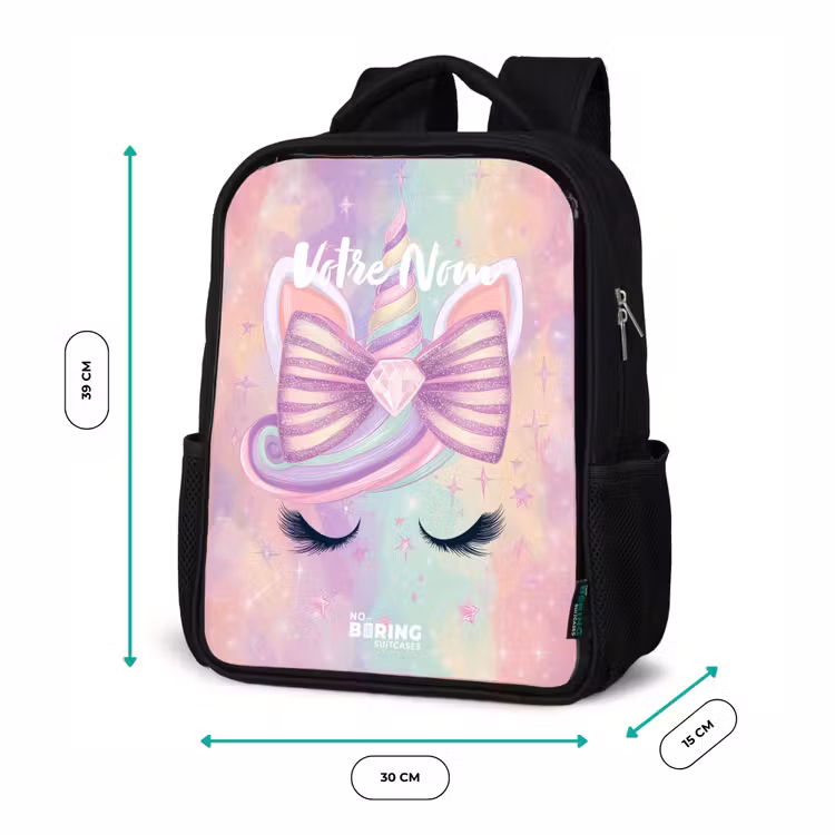 Sac à dos enfant - Noir - Licorne — 8