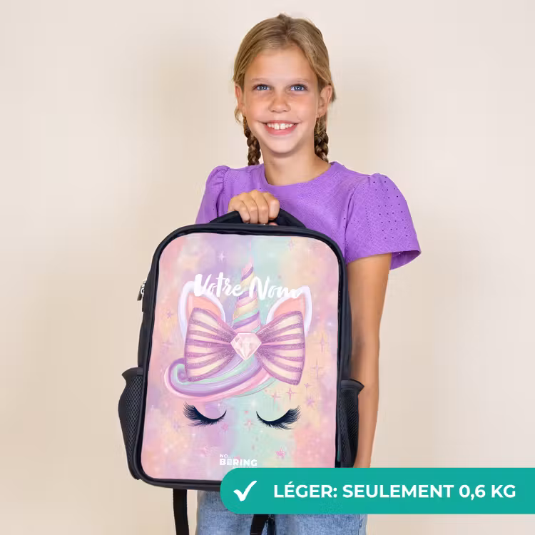 Sac à dos enfant - Noir - Licorne — 9