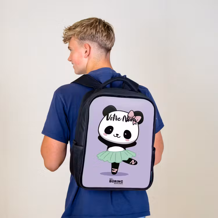 Sac à dos enfant - Noir - Kawai - Ballet - Panda — 5