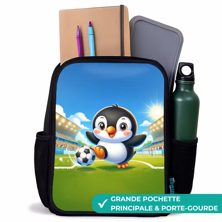 Sac à dos enfant - Noir - Pénalité pingouin — 10