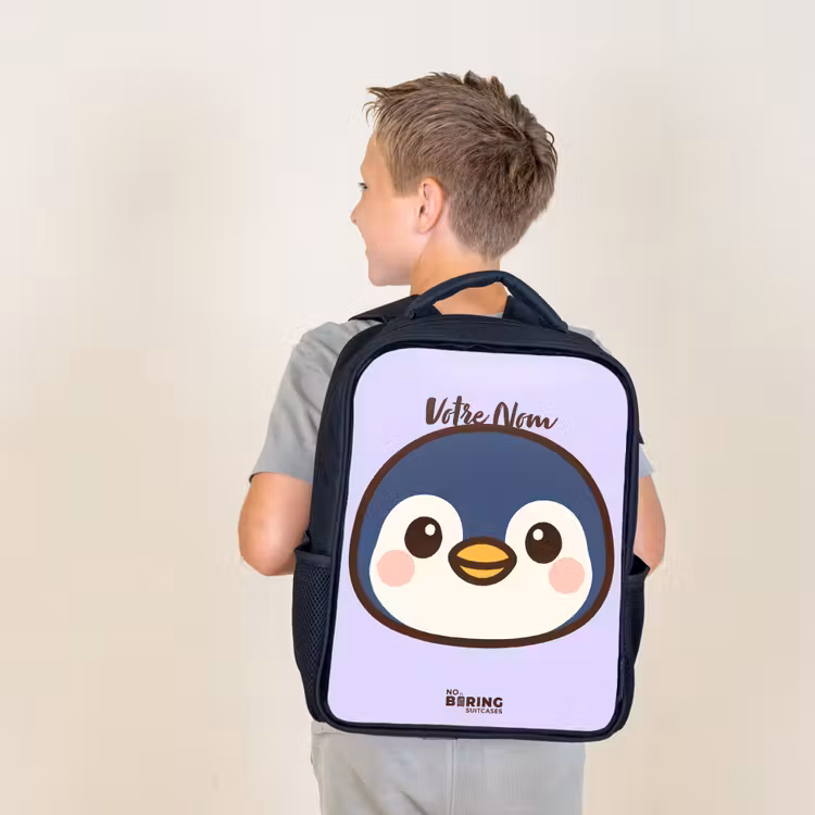 Sac à dos enfant - Noir - Pingouin — 2