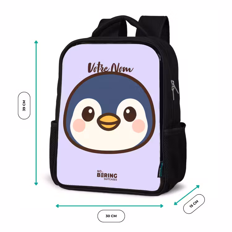 Sac à dos enfant - Noir - Pingouin — 8