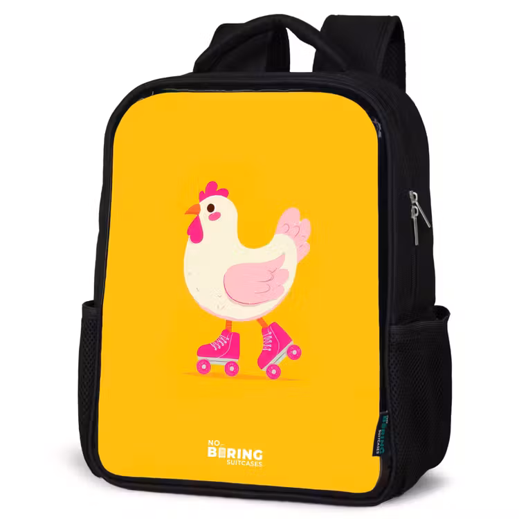 Sac à dos enfant - Noir - Kip - Patins à roulettes - Jaune — 6