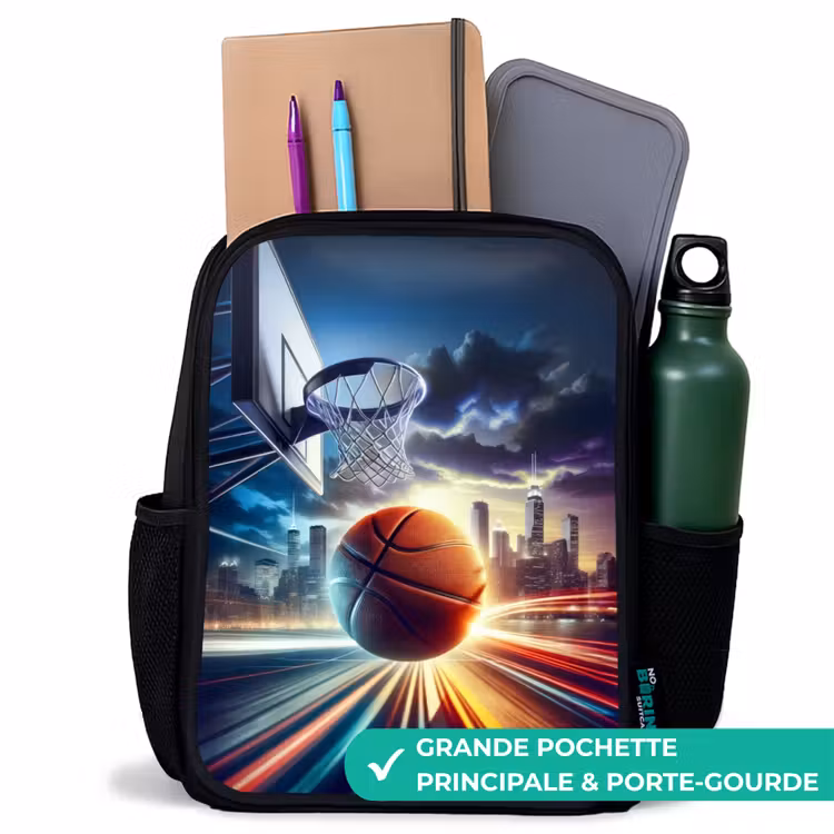 Sac à dos enfant - Noir - Slam dunk — 10