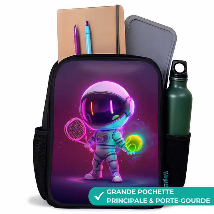 Sac à dos enfant - Noir - Tennis de l'espace — 10