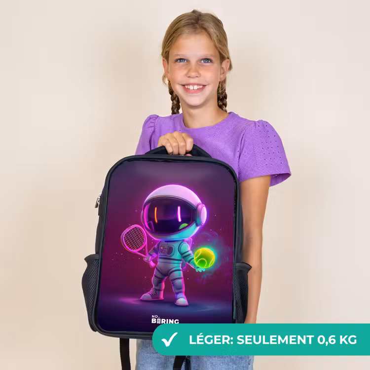 Sac à dos enfant - Noir - Tennis de l'espace — 9
