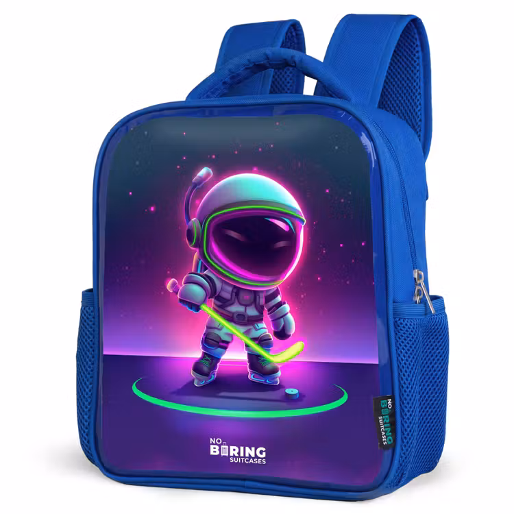 Sac à dos enfant - Bleu - Hockey dans l'espace — 7