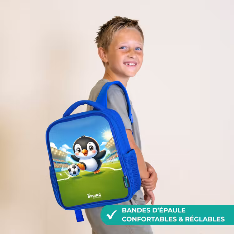 Sac à dos enfant - Bleu - Pénalité pingouin — 4