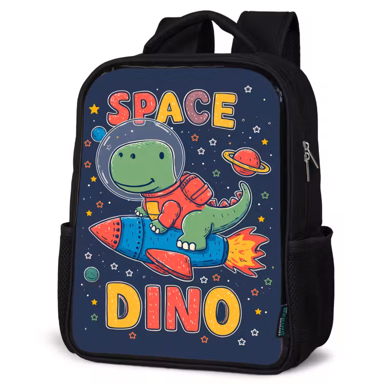 Sac à dos enfant - Noir - Dino - Rocket - Coloré — 6