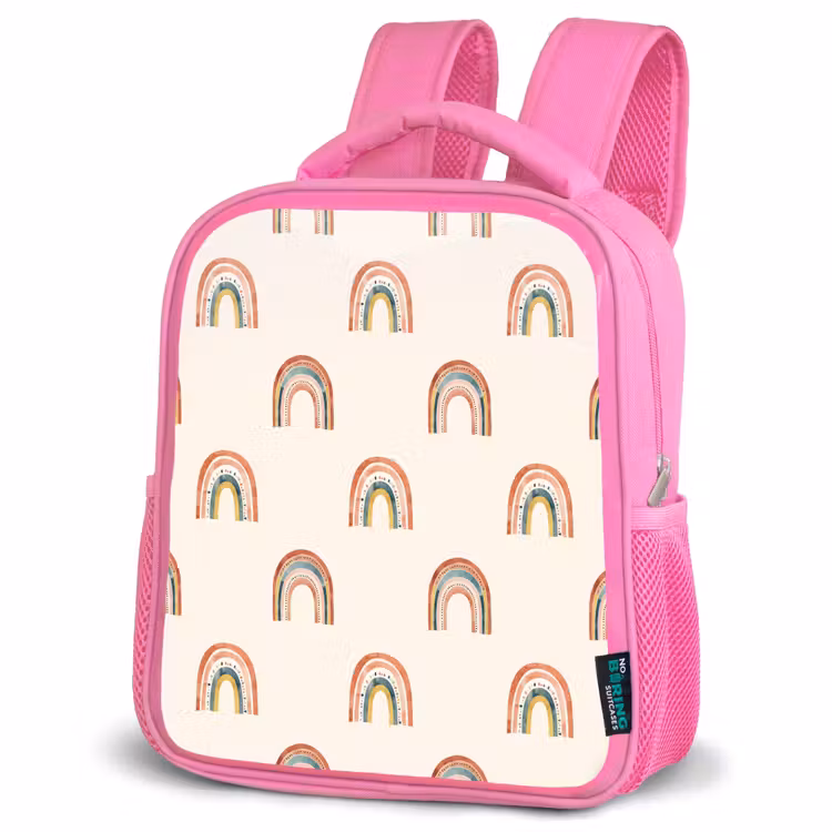 Sac à dos enfant - Rose - Boho - Arc-en-ciel - Motif — 4