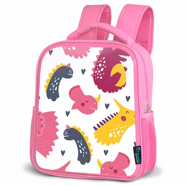Sac à dos enfant - Rose - Dino - Motifs - Enfant - Rose - Filles — 4