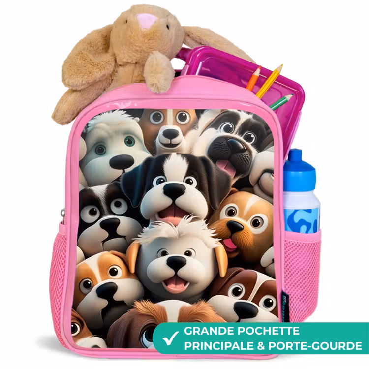Sac à dos enfant - Rose - Barking Bengels — 2