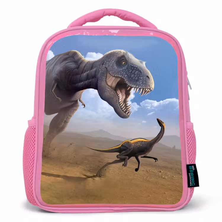 Sac à dos enfant - Rose - Dino - Faune - Dessin - Enfants - Garçons — 1