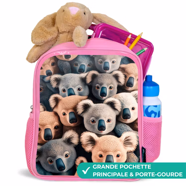Sac à dos enfant - Rose - Koala Caprioles — 2