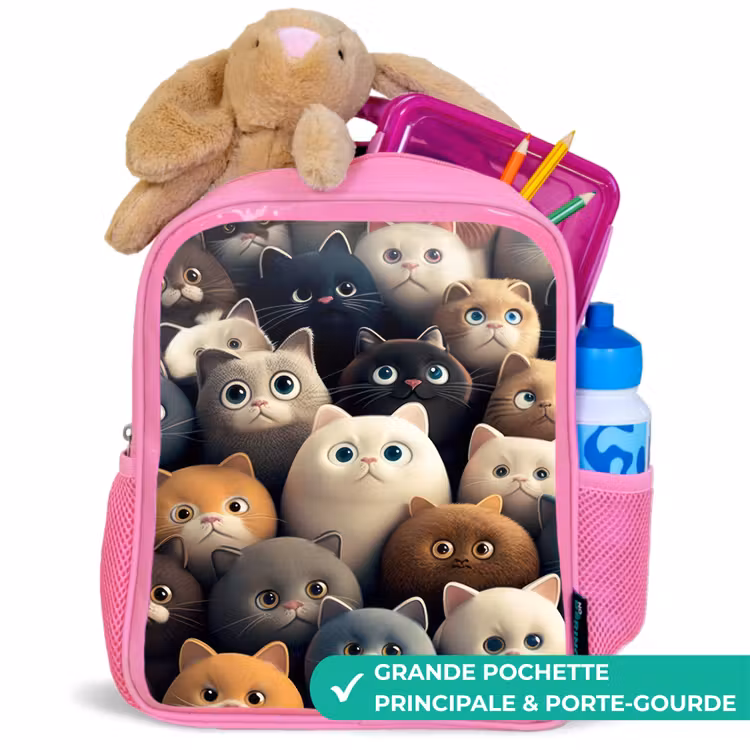 Sac à dos enfant - Rose - La crétinerie — 2
