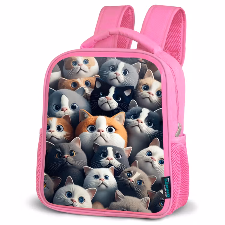 Sac à dos enfant - Rose - Museaux en peluche — 4