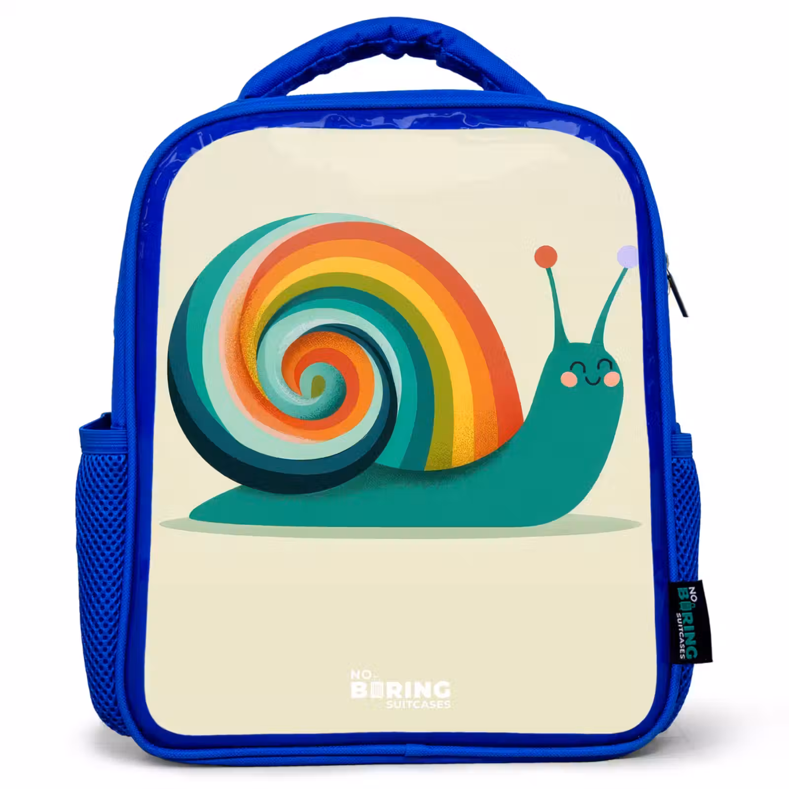 Sac à dos enfant - Bleu - Escargot - Arc-en-ciel - Coloré — 1