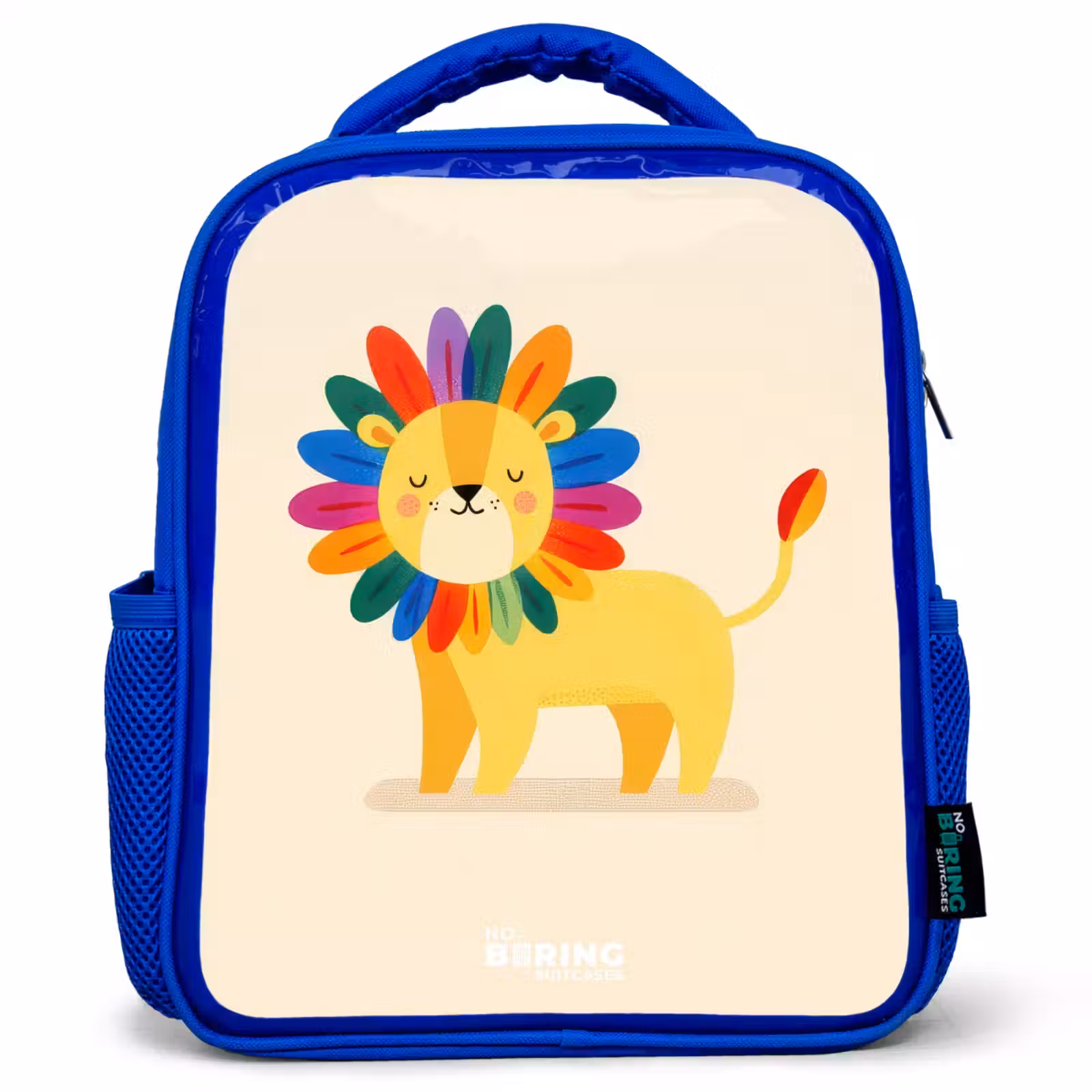 Sac à dos enfant - Bleu - Lion - Crinière - Colorée — 1