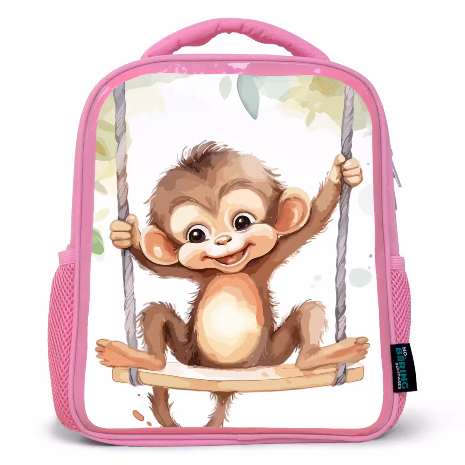 Sac à dos enfant - Rose - Singe - Animal - Enfants - Jungle — 1