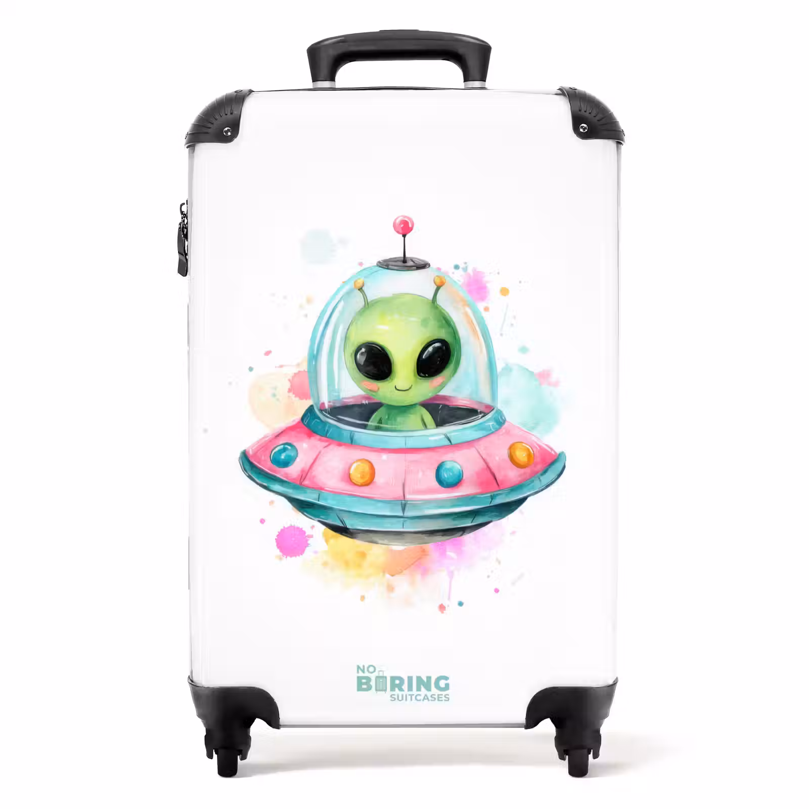 Valise - Alien dans un ovni coloré — 1