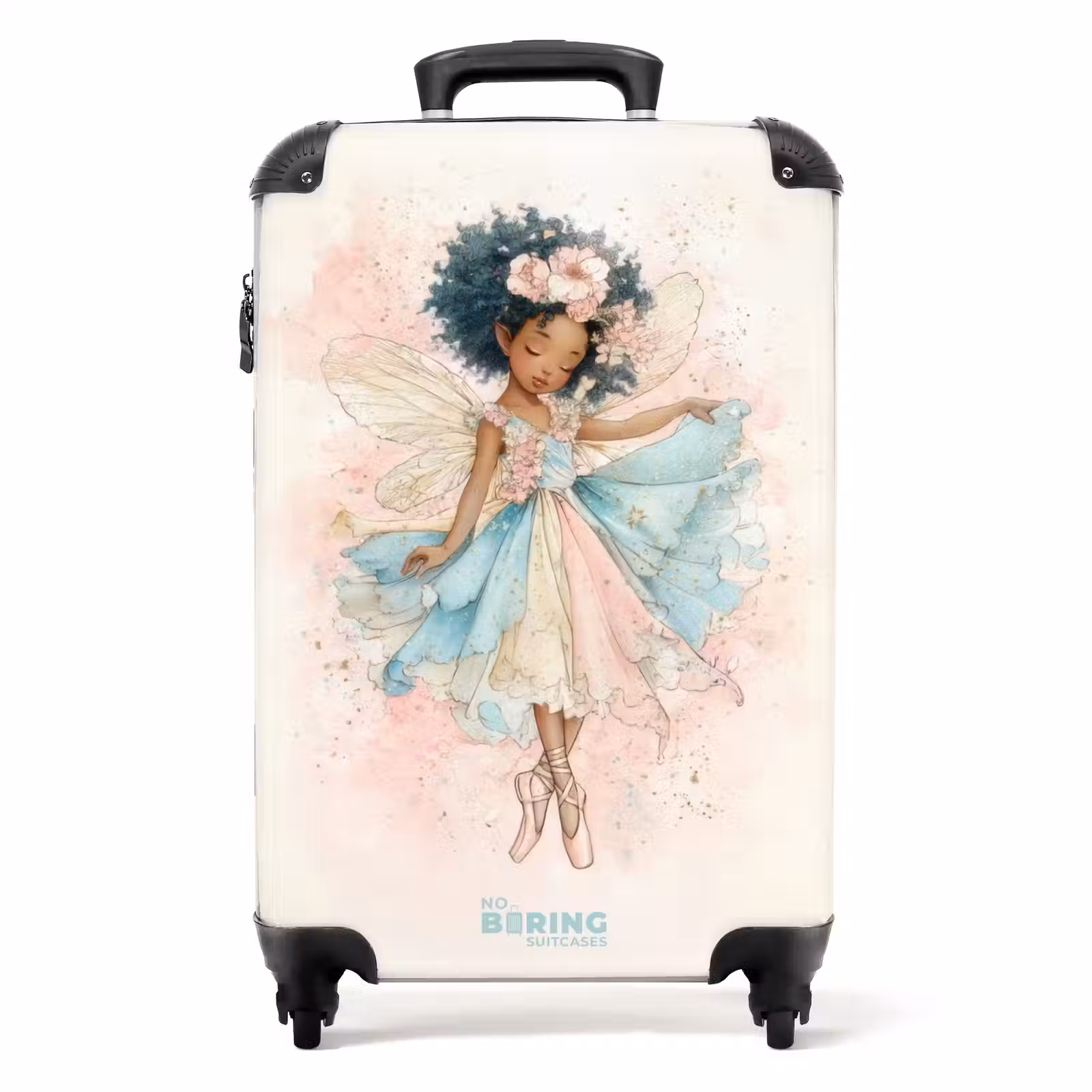 Valise - Elfe en robe et ailes pastel — 1